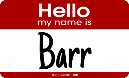 Hello my name is Barr png download