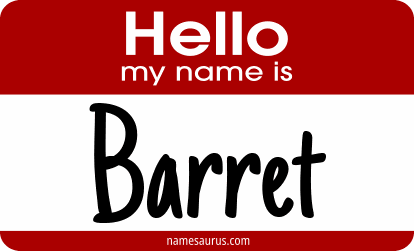 Hello my name is Barret png download