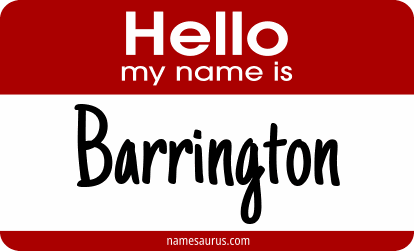Hello my name is Barrington png download