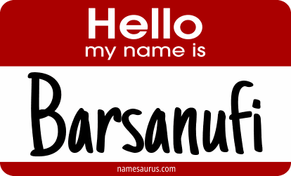Hello my name is Barsanufi png download