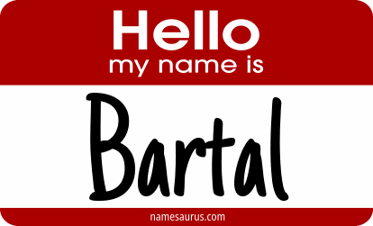 Hello my name is Bartal png download