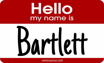 Hello my name is Bartlett png download