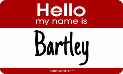 Hello my name is Bartley png download