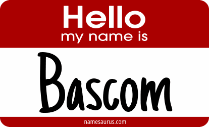 Hello my name is Bascom png download