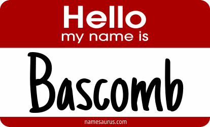 Hello my name is Bascomb png download