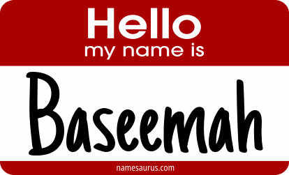 Hello my name is Baseemah png download
