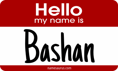 Hello my name is Bashan png download