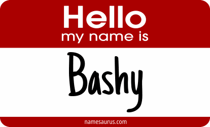 Hello my name is Bashy png download