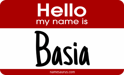 Hello my name is Basia png download