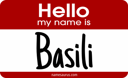 Hello my name is Basili png download
