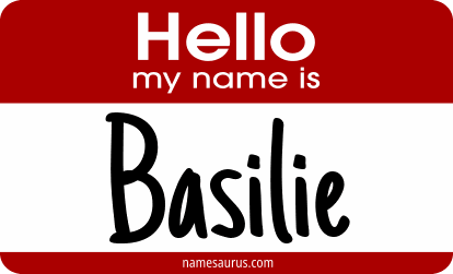 Hello my name is Basilie png download