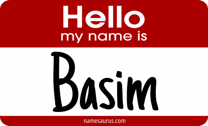 Hello my name is Basim png download