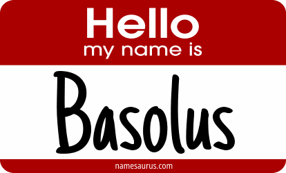 Hello my name is Basolus png download