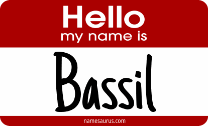Hello my name is Bassil png download