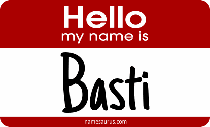 Hello my name is Basti png download