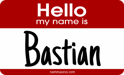Hello my name is Bastian png download