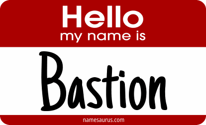 Hello my name is Bastion png download