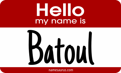 Hello my name is Batoul png download