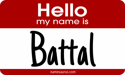 Hello my name is Battal png download