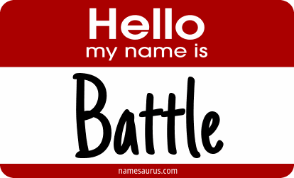 Hello my name is Battle png download