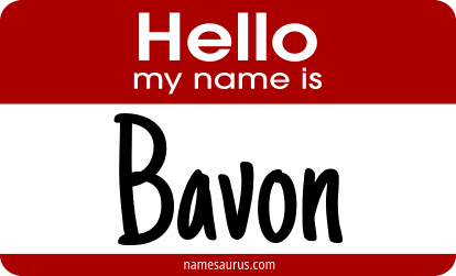Hello my name is Bavon png download