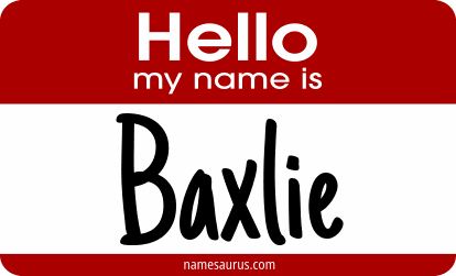 Hello my name is Baxlie png download