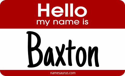 Hello my name is Baxton png download