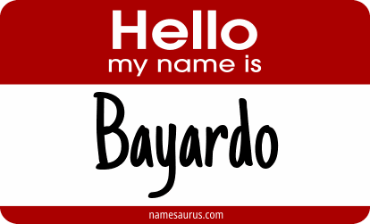 Hello my name is Bayardo png download