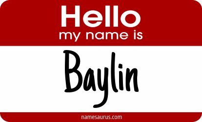 Hello my name is Baylin png download