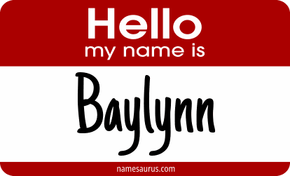 Hello my name is Baylynn png download