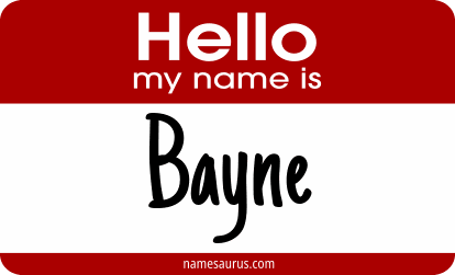 Hello my name is Bayne png download