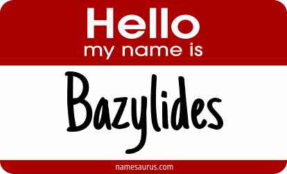 Hello my name is Bazylides png download