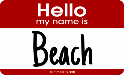 Hello my name is Beach png download