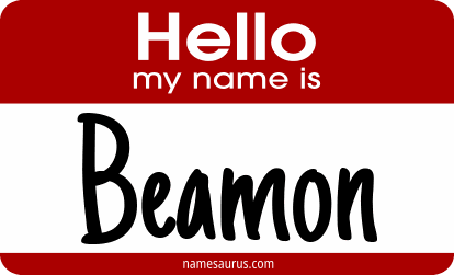 Hello my name is Beamon png download