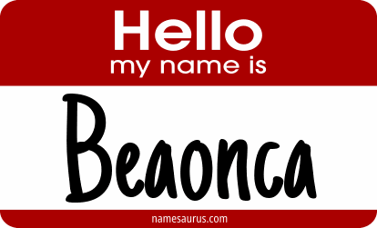 Hello my name is Beaonca png download