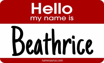 Hello my name is Beathrice png download