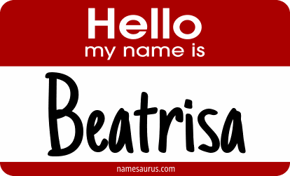 Hello my name is Beatrisa png download