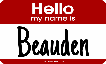 Hello my name is Beauden png download