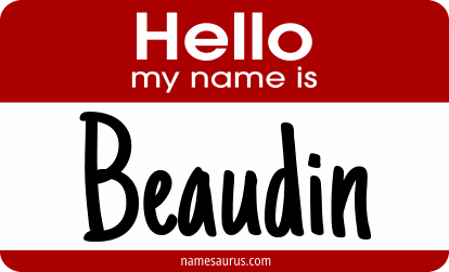 Hello my name is Beaudin png download