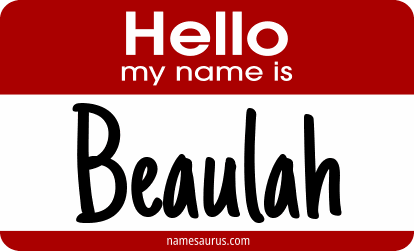 Hello my name is Beaulah png download