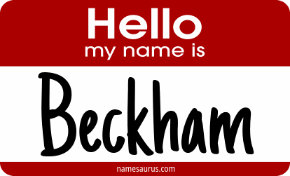 Hello my name is Beckham png download