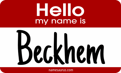 Hello my name is Beckhem png download