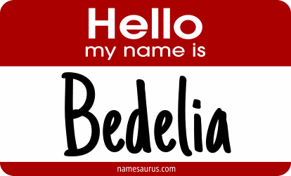 Hello my name is Bedelia png download