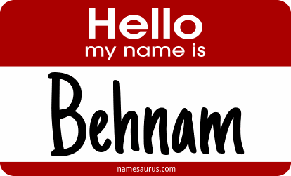 Hello my name is Behnam png download