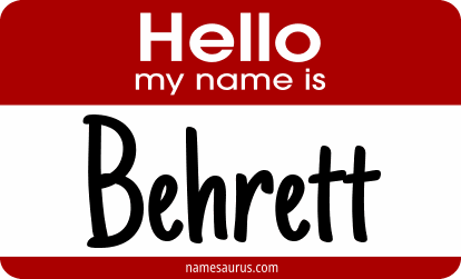 Hello my name is Behrett png download