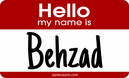 Hello my name is Behzad png download