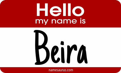 Hello my name is Beira png download