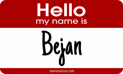 Hello my name is Bejan png download