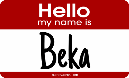 Hello my name is Beka png download