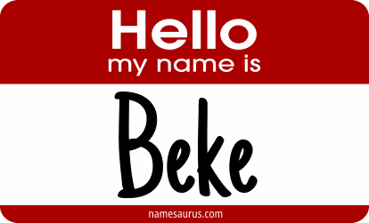 Hello my name is Beke png download